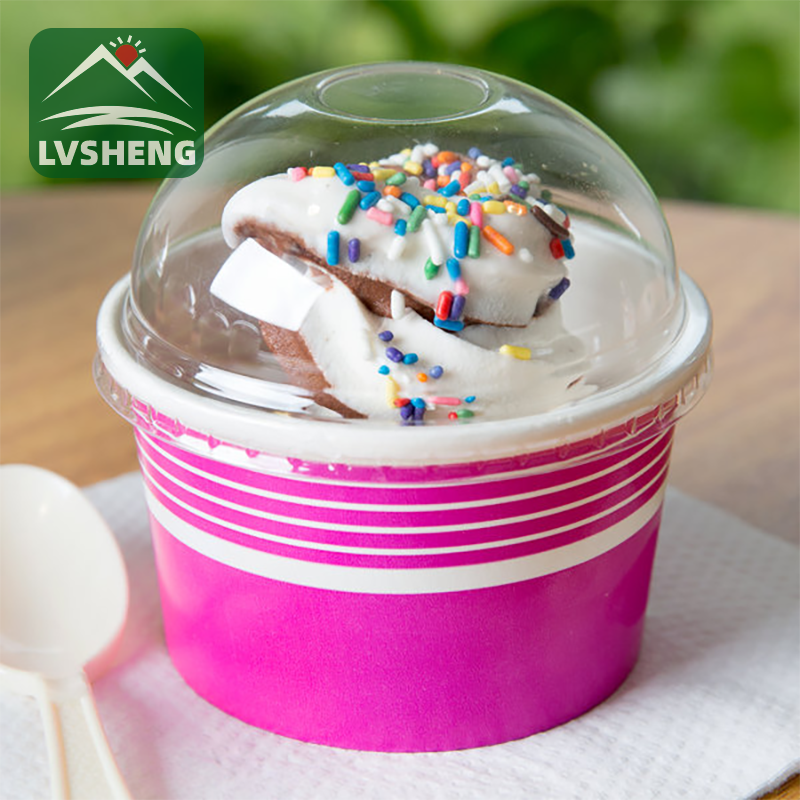 Dome Lounts бөөний худалдаа бүхий цаасан зайрмагны цөцгийтэй аяга